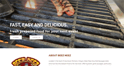 Desktop Screenshot of beezneezsausages.com